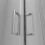 Box doccia LISBONA doppia porta scorrevole rettangolare 120x70 cm altezza 190 cm cristallo 6 mm