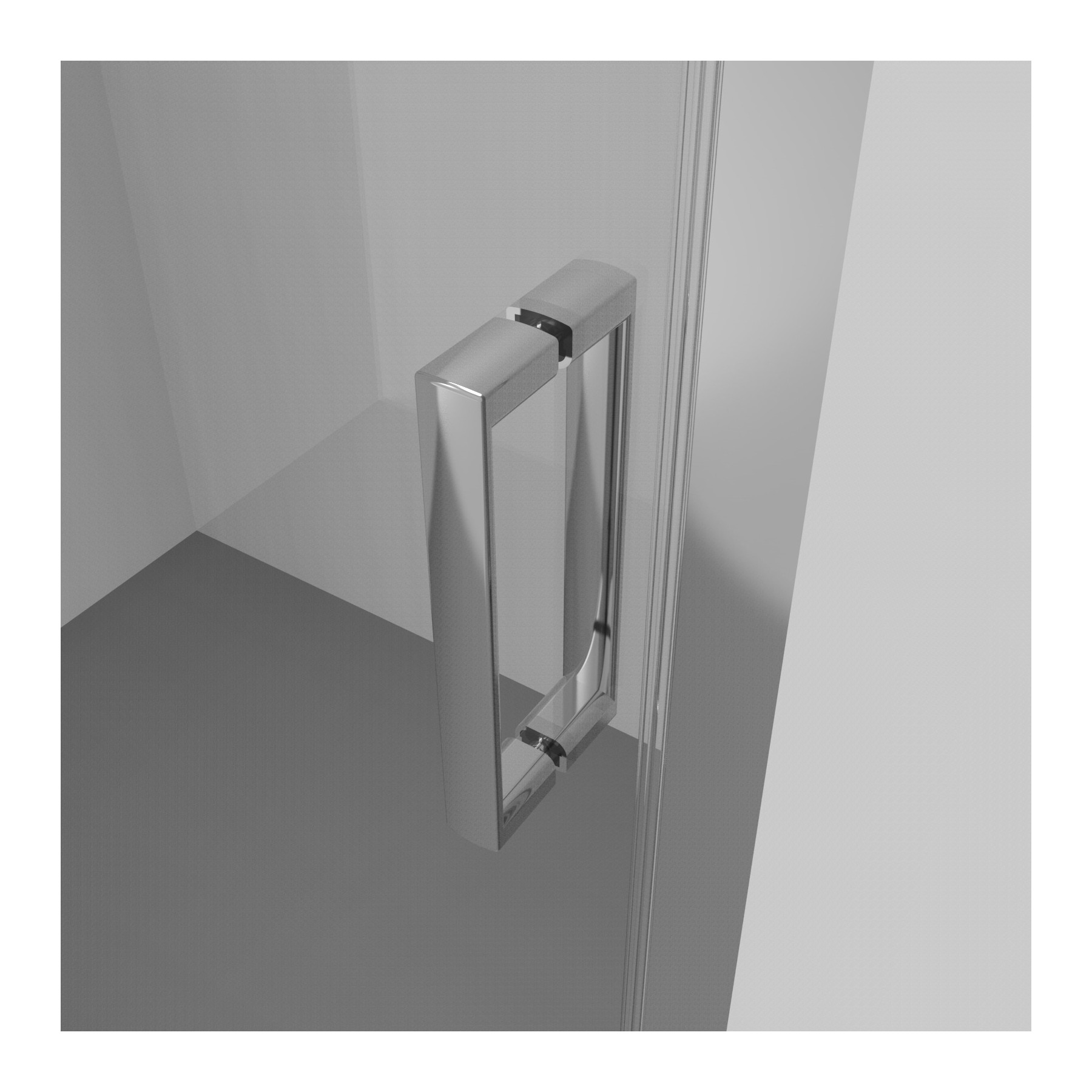 Box doccia LISBONA doppia porta scorrevole rettangolare 90x70 cm altezza 190 cm cristallo 6 mm