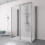 Box doccia MOSCA porta scorrevole rettangolare 3 lati 100x70x70 cm altezza 200 cm cristallo 8 mm
