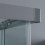 Box doccia MOSCA doppia porta scorrevole rettangolare 3 lati 100x80x80 cm altezza 200 cm cristallo 8 mm