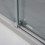 Box doccia MOSCA porta scorrevole rettangolare 130x70 cm altezza 200 cm cristallo 8 mm