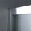Box doccia MOSCA porta scorrevole rettangolare 3 lati 130x80x80 cm altezza 200 cm cristallo 8 mm