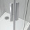 Box doccia OSLO doppia porta scorrevole quadrato 75x75 cm altezza 200 cm cristallo 6 mm