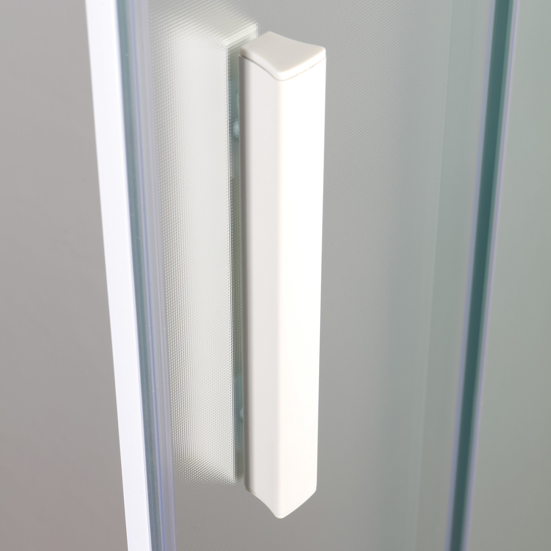 Porta doccia TOKYO scorrevole a nicchia 100 cm altezza 200 cm cristallo 6 mm bianco opaco