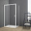 Box doccia TOKYO porta scorrevole rettangolare 120x90 cm altezza 200 cm cristallo 6 mm bianco opaco