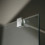Parete doccia walk in TALLINN 140 cm cristallo trasparente 8 mm con barra snodata