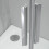 Box doccia OSLO doppia porta battente rettangolare 110x80 cm altezza 200 cm cristallo 6 mm
