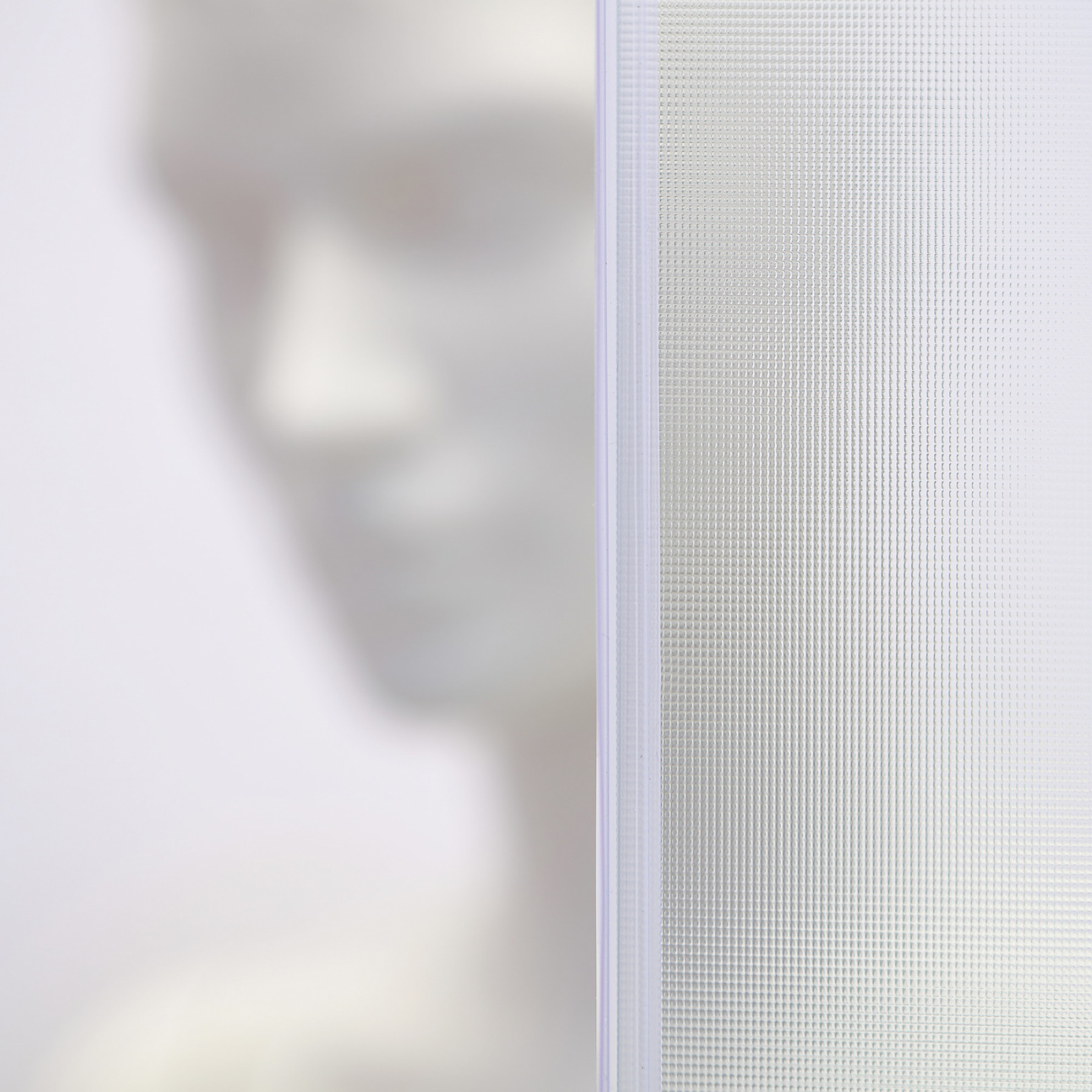 Box doccia TOKYO porta scorrevole rettangolare 100x75 cm altezza 200 cm cristallo 6 mm bianco opaco