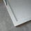 Piatto Doccia UDINE 100x70 cm alto 1,2 cm effetto cemento spatolato, Bianco Opaco