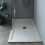 Piatto Doccia UDINE 120x70 cm alto 1,2 cm effetto cemento spatolato, Bianco Opaco