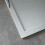 Piatto Doccia UDINE 140x80 cm alto 1,2 cm effetto cemento spatolato, Bianco Opaco