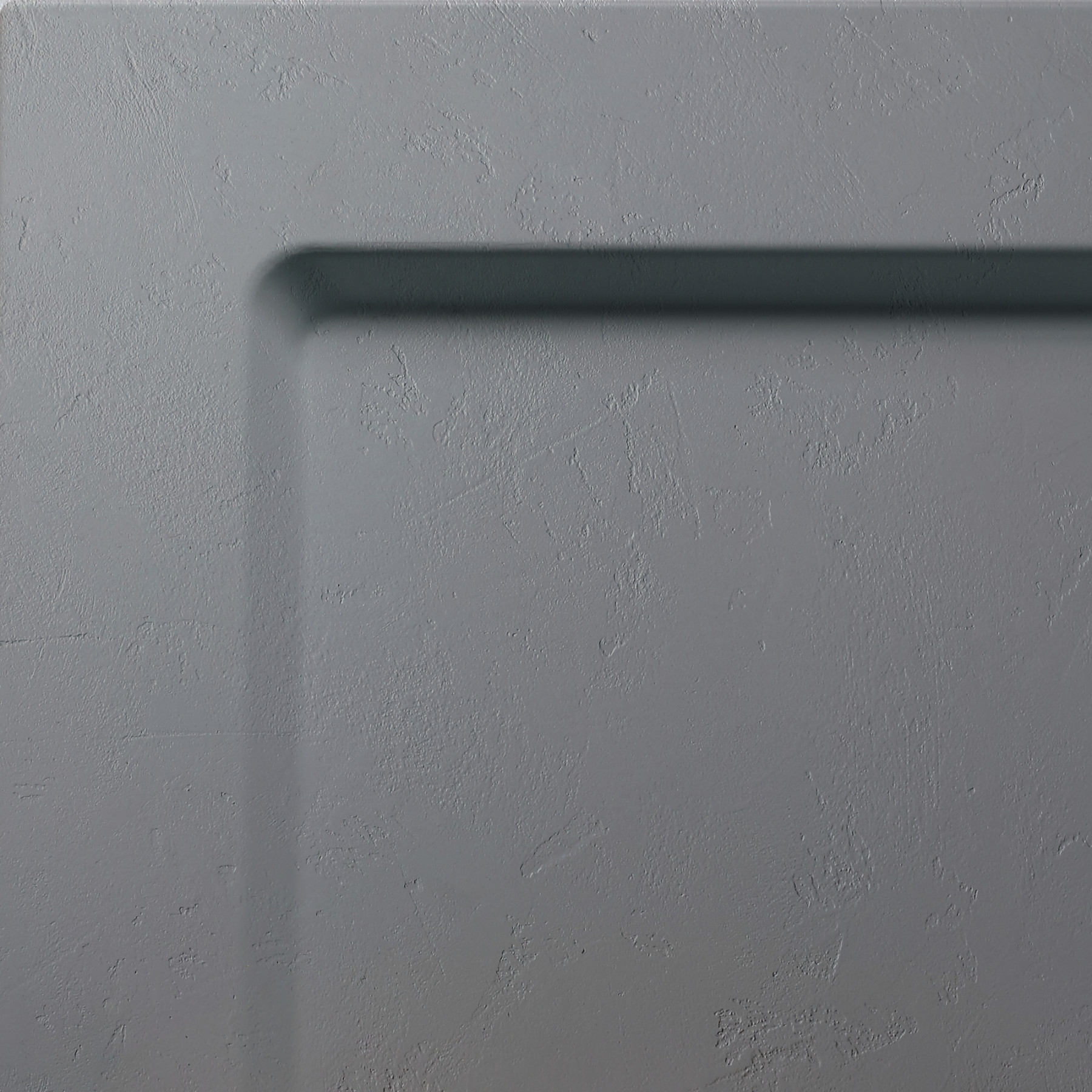 Piatto Doccia UDINE 120x80 cm alto 1,2 cm effetto cemento spatolato, Grigio Opaco