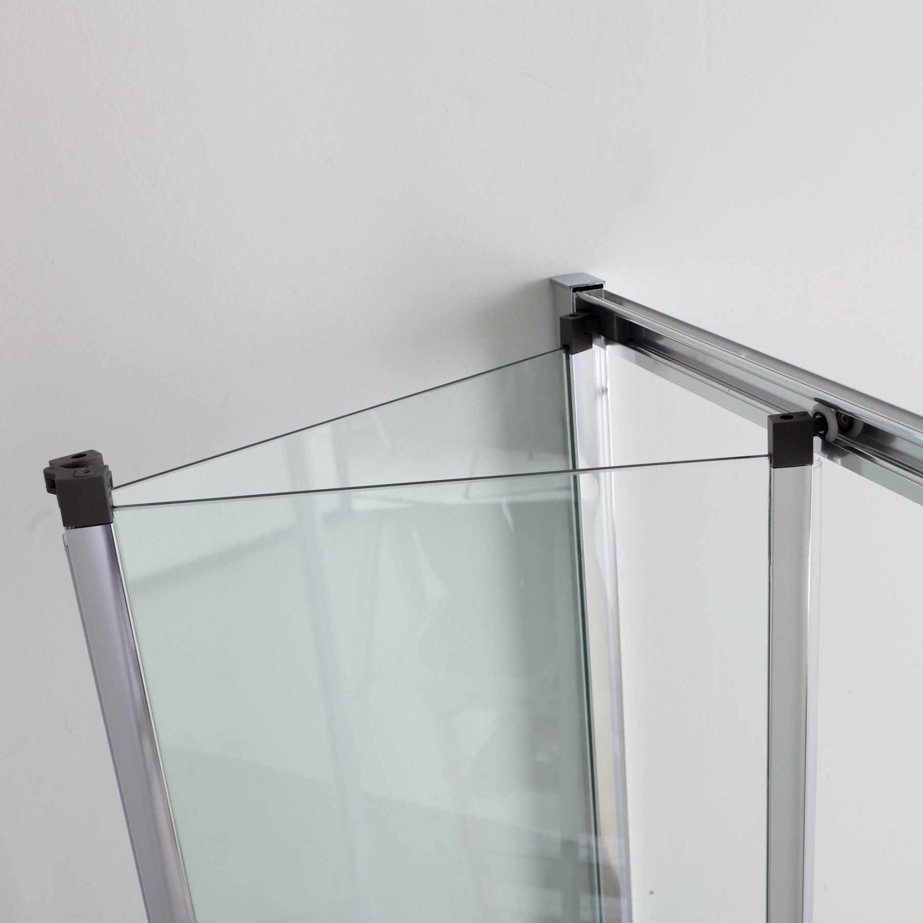 Box doccia TOKYO porta pieghevole rettangolare 3 lati 100x70x70 cm altezza 200 cm cristallo 6 mm