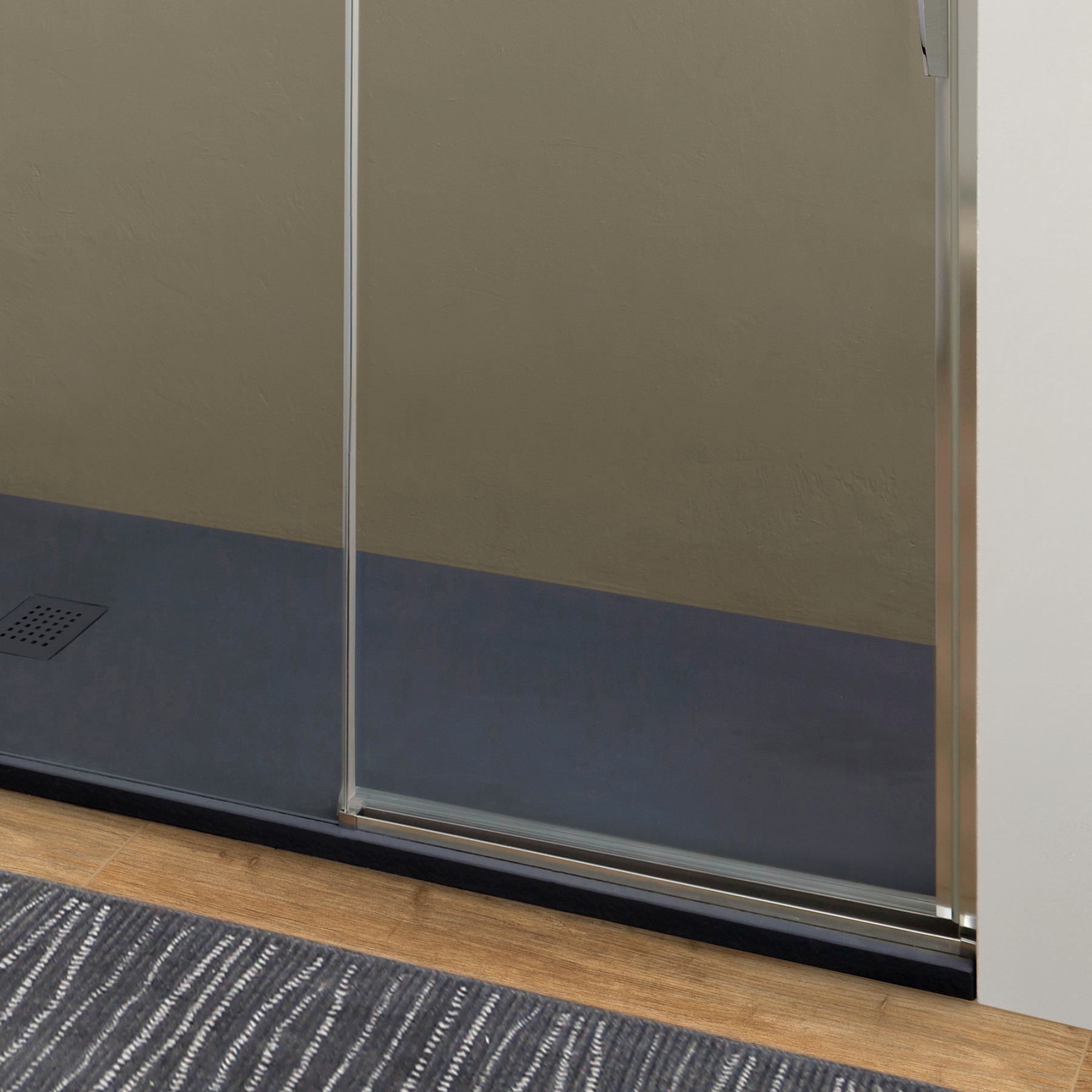 Porta doccia DENVER scorrevole 130 SX cm altezza 200 cm cristallo 8 mm