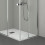 Box doccia DUBLINO 90x70 cristallo 8 mm doppia porta scorrevole altezza 200cm