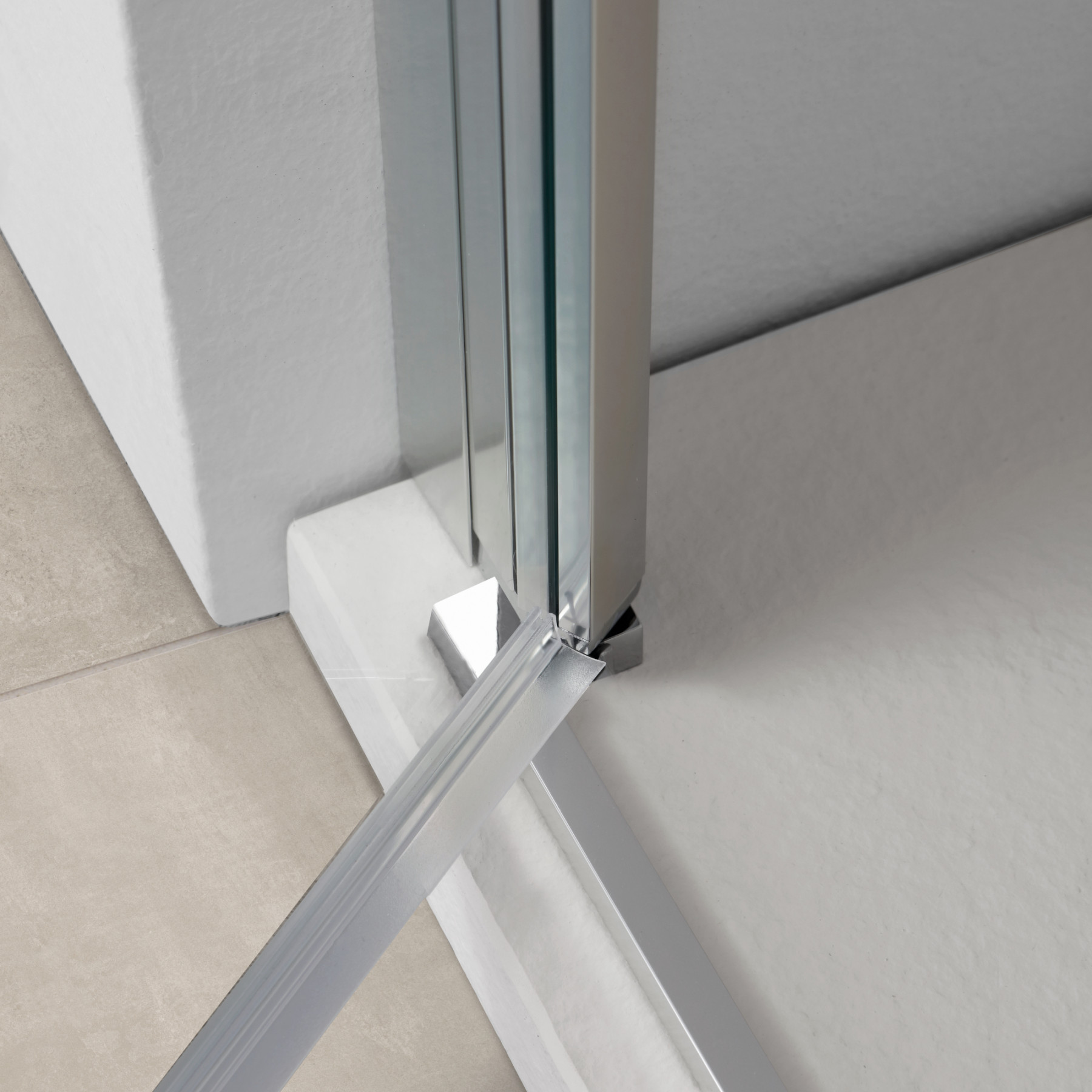 Box doccia quadrato OSLO 90x90 cm porta saloon altezza 200 cm cristallo 6 mm