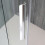 Box doccia OSLO porta scorrevole rettangolare 100x80 cm altezza 200 cm cristallo 6 mm