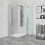 Box doccia quadrato OSLO 90x90 cm doppia porta pieghevole altezza 200 cm cristallo 6 mm