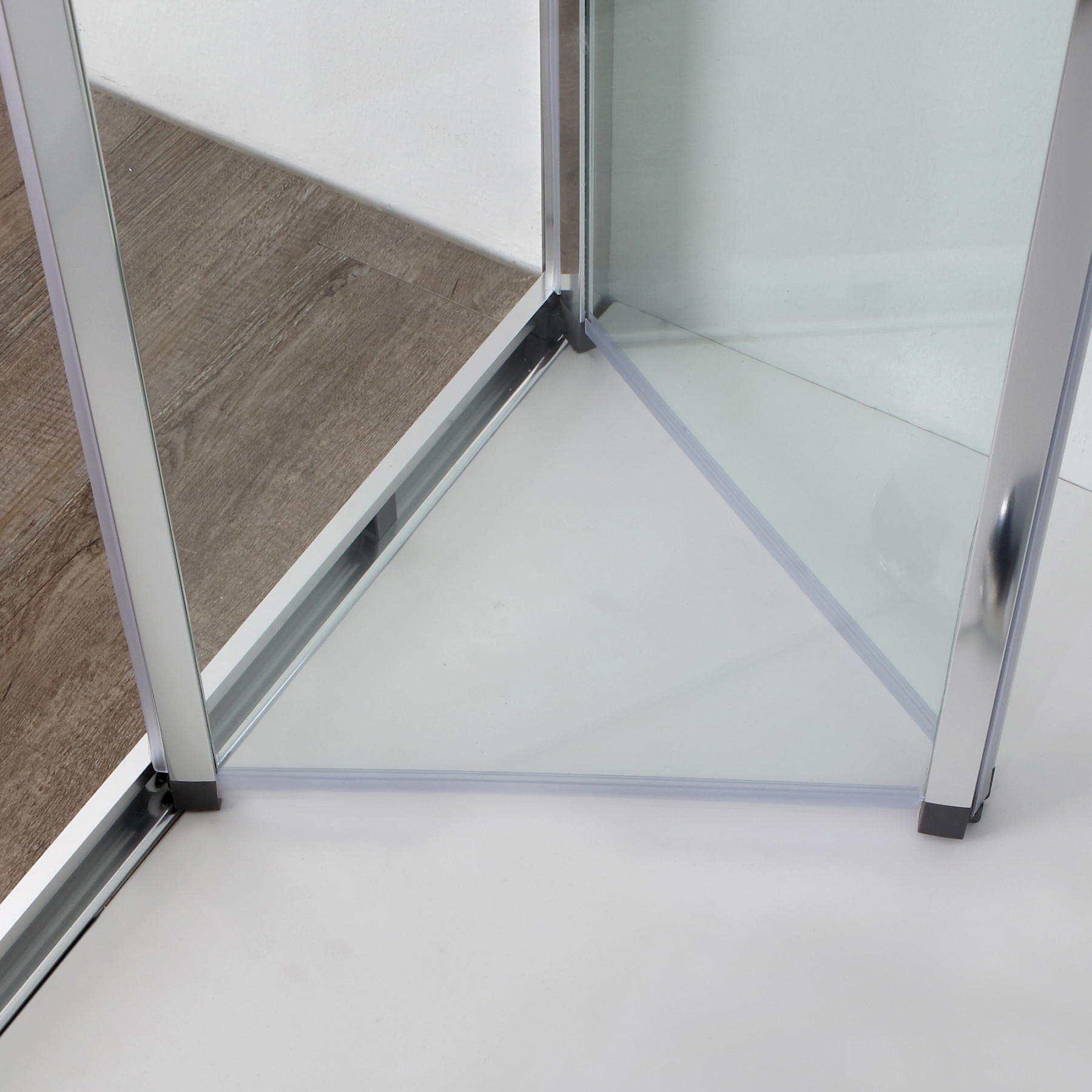 Box doccia quadrato TOKYO porta pieghevole 75x75 cm altezza 200 cm cristallo 6 mm