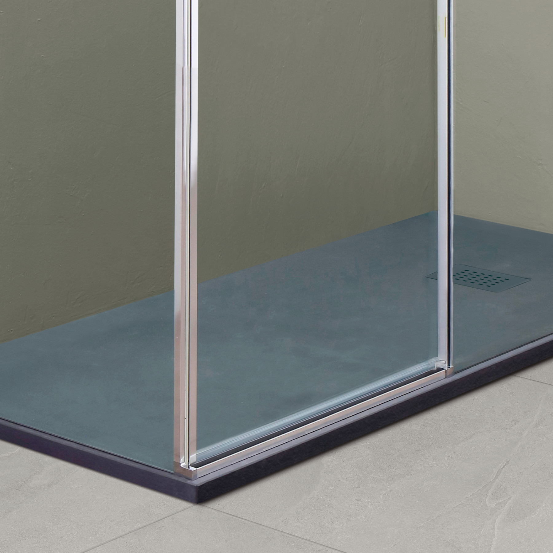 Box doccia DENVER porta scorrevole 110x70 cm DX cristallo 8 mm