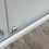 Box doccia TOKYO porta battente rettangolare 3 lati 100x80x80 cm altezza 200 cm cristallo 6 mm