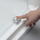 Box doccia TOKYO porta scorrevole rettangolare 3 lati 120x70x70 cm altezza 200 cm cristallo 6 mm bianco opaco