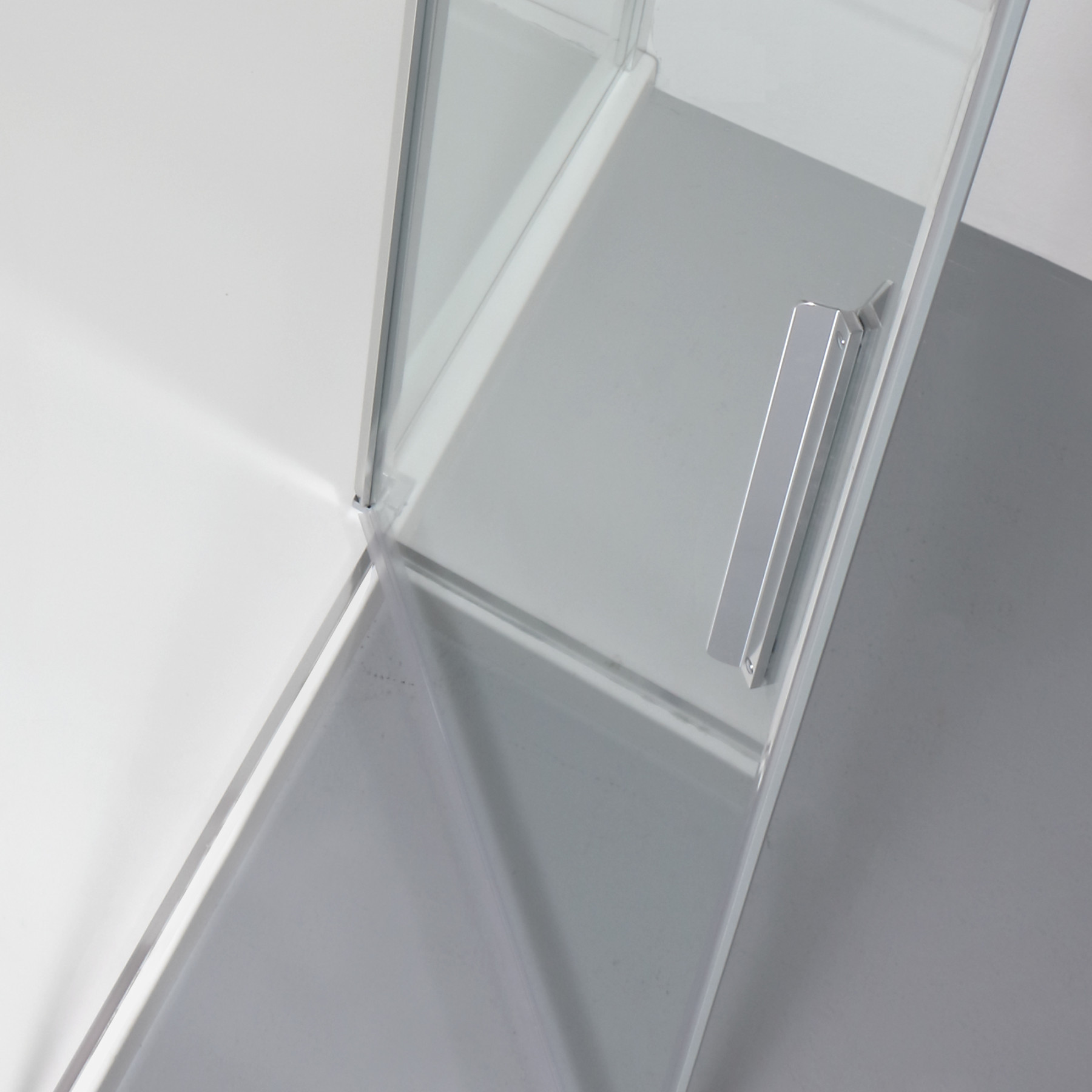 Porta doccia OSLO battente a nicchia 120 cm altezza 200 cm cristallo 6 mm