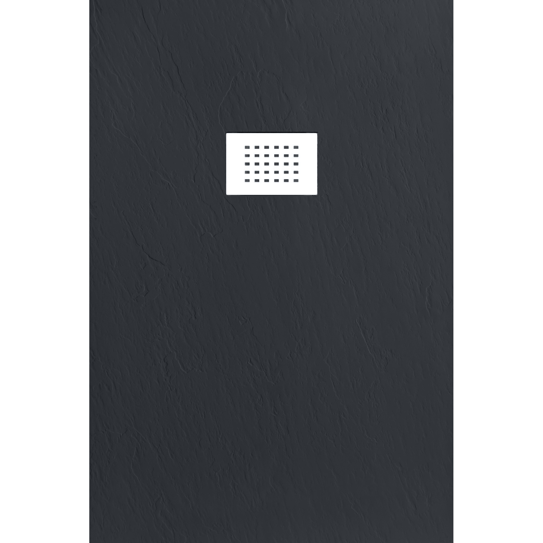 Piatto doccia CARRARA 120x90 cm marmoresina effetto pietra, antracite opaco