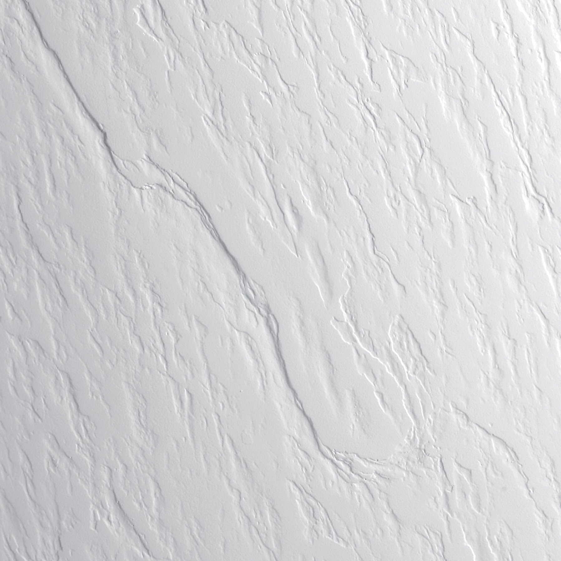 Piatto doccia CARRARA 90x90 cm marmoresina effetto pietra, bianco opaco