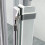 Porta doccia OSLO nicchia pieghevole 80 cm altezza 200 cm cristallo 6 mm