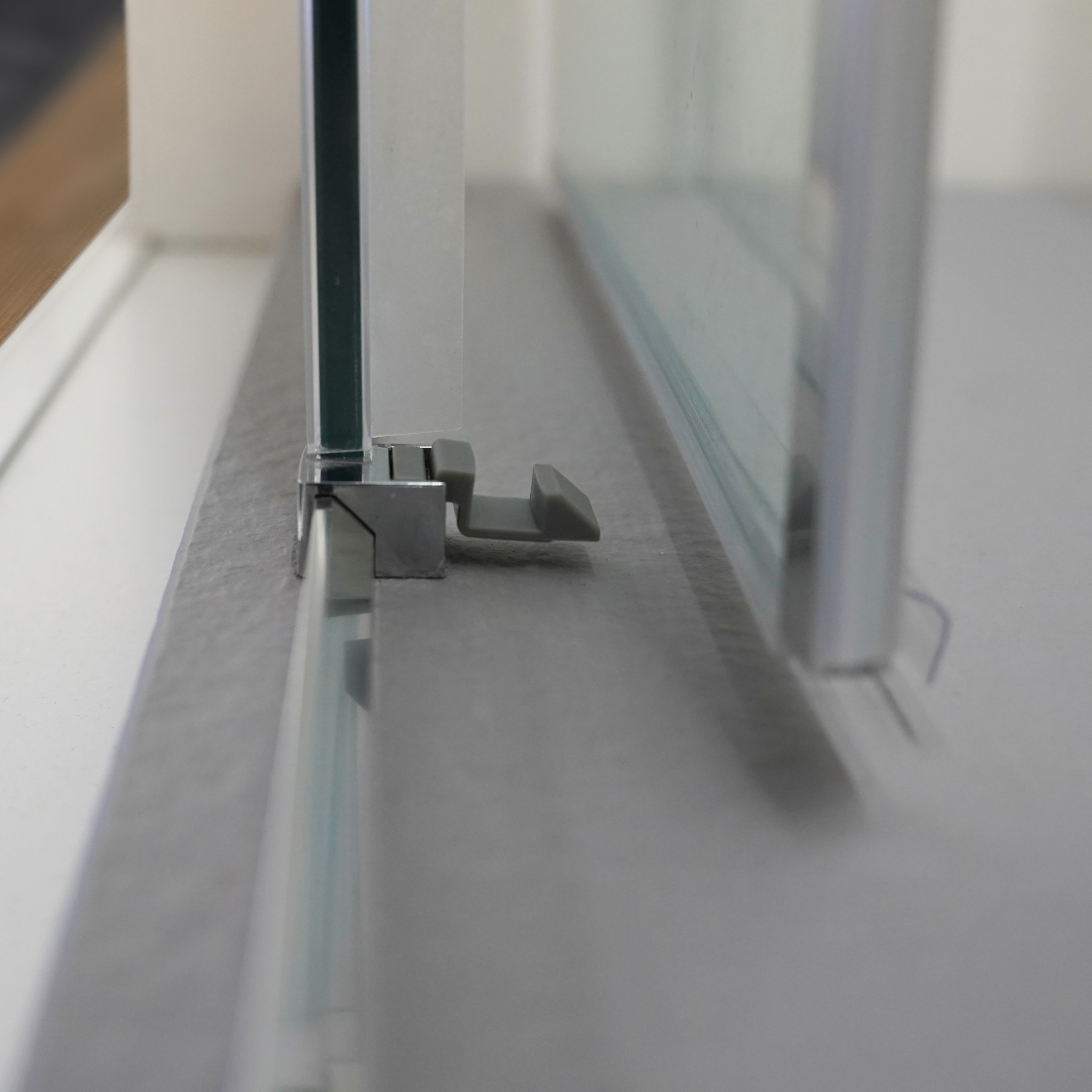 Box doccia DENVER doppia porta scorrevole 90x70 SX cm cristallo 8 mm
