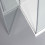 Box doccia OSLO porta battente rettangolare 3 lati 90x70x70 cm altezza 200 cm cristallo 6 mm