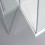Box doccia OSLO porta battente rettangolare 3 lati 90x75x75 cm altezza 200 cm cristallo 6 mm
