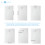 Piatto Doccia VERONA 90x90 cm ultraslim 2,6 cm effetto pietra, con piletta, Bianco Opaco