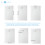 Piatto Doccia VERONA 100x70 cm ultraslim 2,6 cm effetto pietra, con piletta, Bianco Opaco