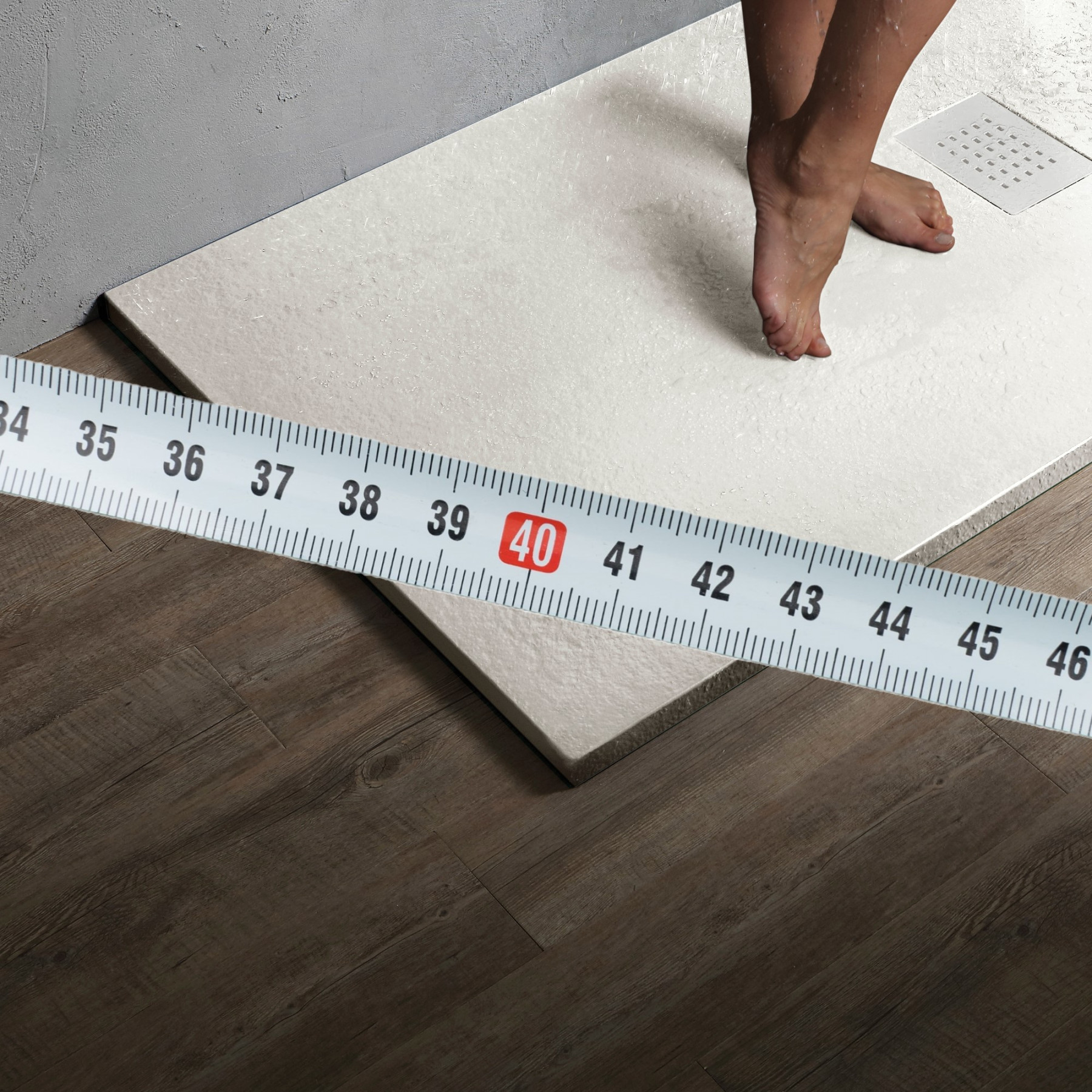 Taglio piatto doccia senza ripristino