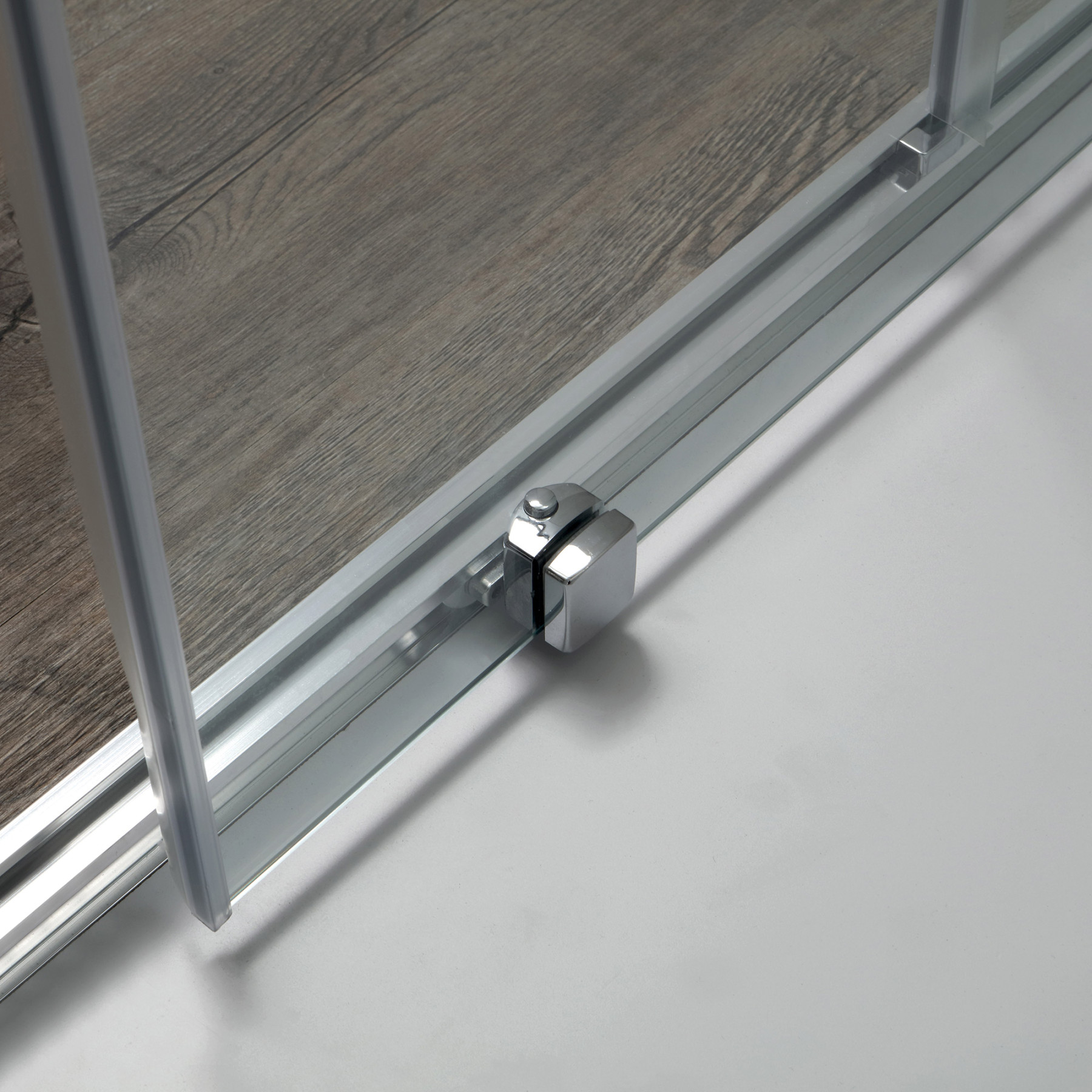 Box doccia TOKYO doppia porta scorrevole quadrato 90x90 cm altezza 200 cm cristallo 6 mm