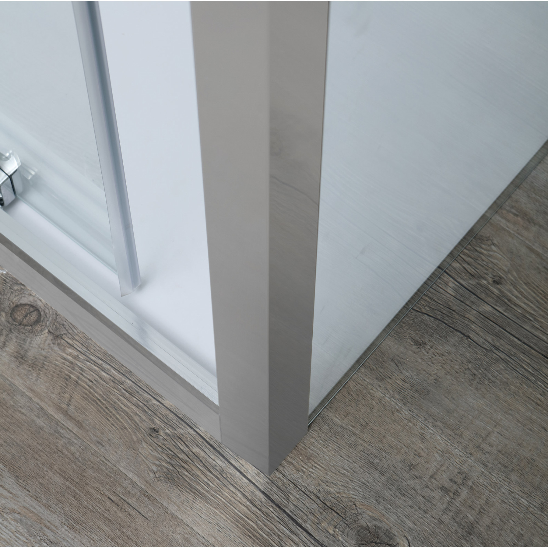 Box doccia TOKYO porta scorrevole rettangolare 3 lati 120x80x80 cm altezza 200 cm cristallo 6 mm